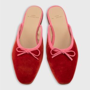 NIB Ann Mashburn Joy Mule in Tomato